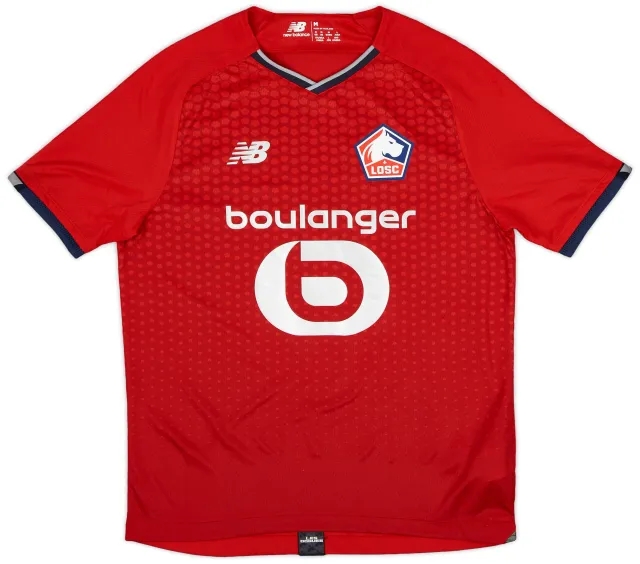 NewBalance 2021-22 Lille Authentic Home Shirt - 9/10 - (M)