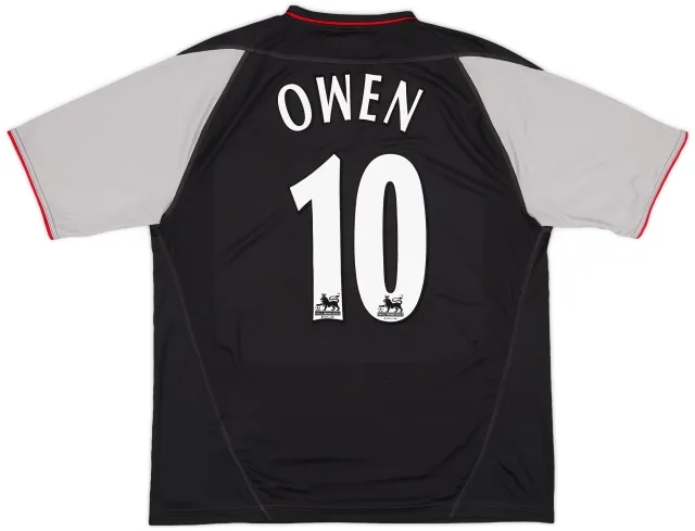 Reebok 2002-04 Liverpool Away Shirt Owen #10 - 9/10 - (L)