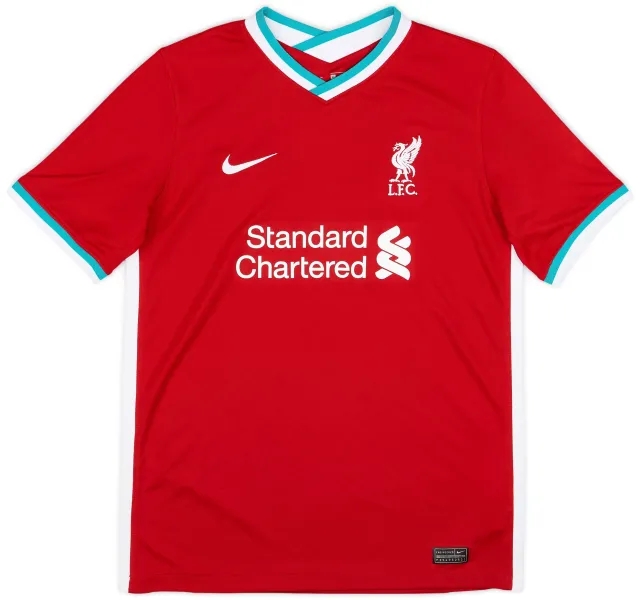 Nike 2020-21 Liverpool Home Shirt - 8/10 - (XL.Boys)
