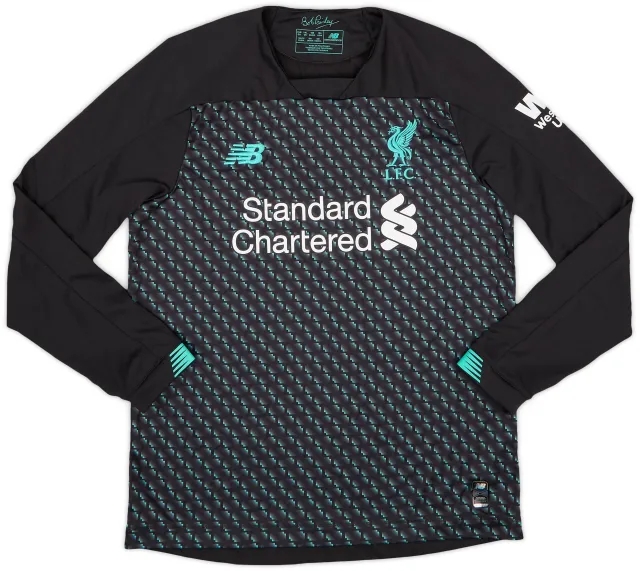 NewBalance 2019-20 Liverpool Third L/S Shirt - 8/10 - (XL.Boys)
