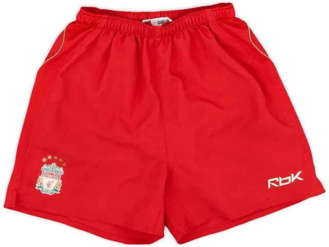 Reebok 2005-06 Liverpool European Home Shorts - 6/10 - (M.Boys)