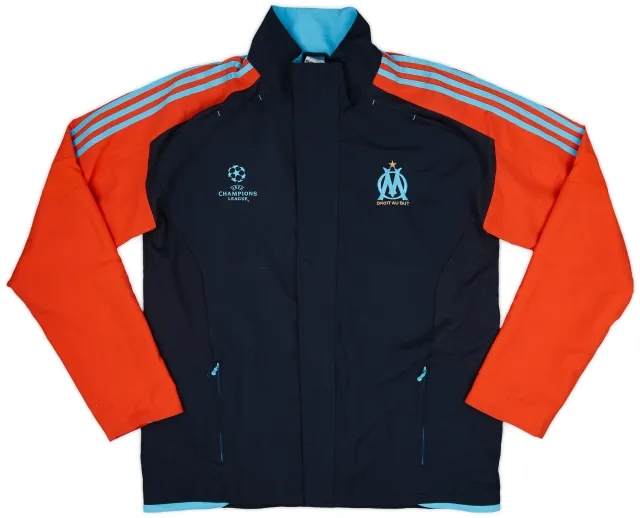 2011-12 Olympique Marseille adidas CL Track Jacket - 8/10 - (XL/XXL)