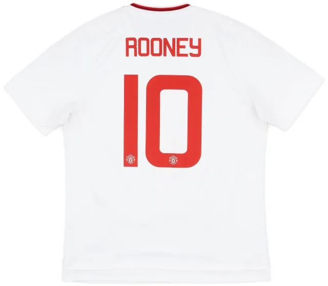 adidas 2015-16 Manchester United Away Shirt Rooney #10 - 6/10 - (L)