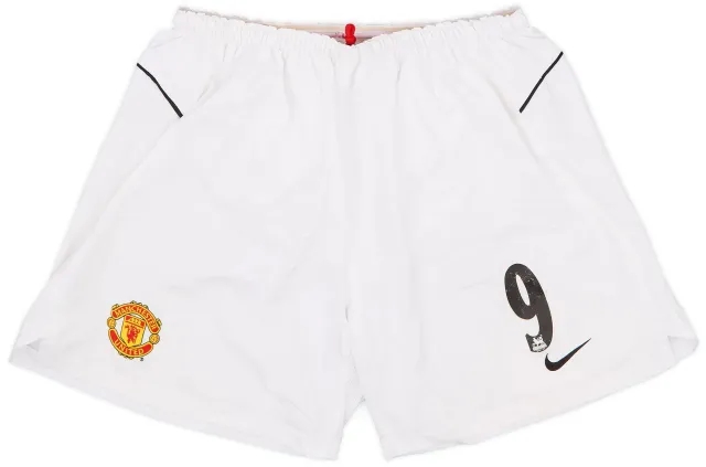 Nike 2004-06 Manchester United Home Shorts #9 (Saha) - 6/10 - (L)