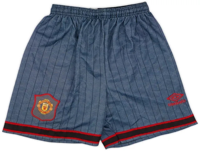 Umbro 1995-96 Manchester United Away Shorts - 7/10 - (S)