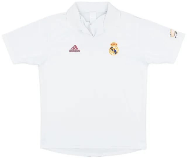adidas 2001 Real Madrid Home Shirt - 7/10 - (XL.Boys)