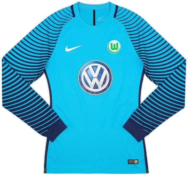 Nike 2016-17 Wolfsburg Player Issue GK Shirt - 8/10 - (S)
