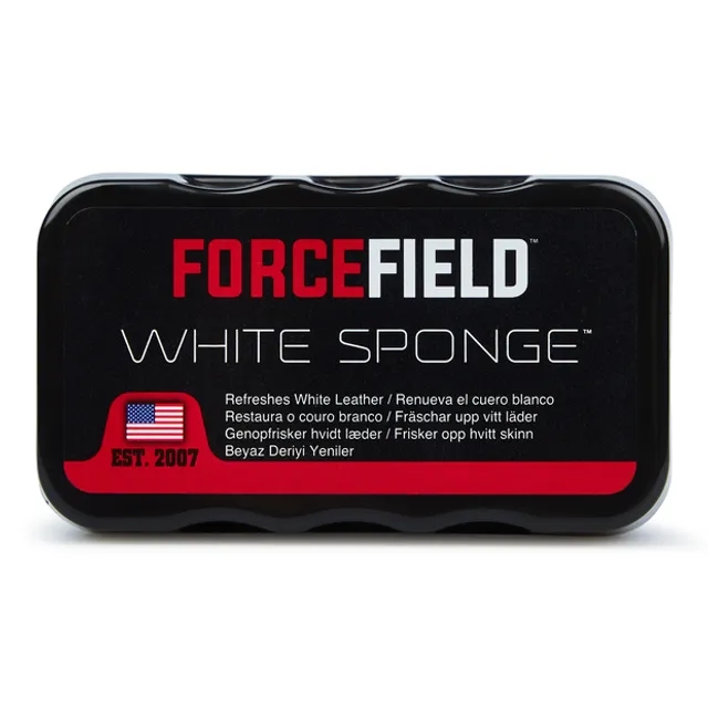 Forcefield White Sponge Unisex ShoeCare - Black