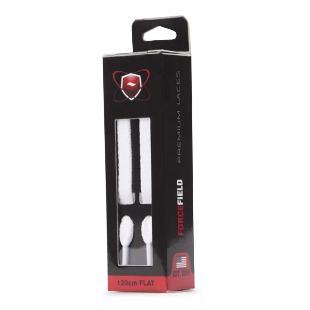 Forcefield Premium Laces Unisex ShoeCare - White