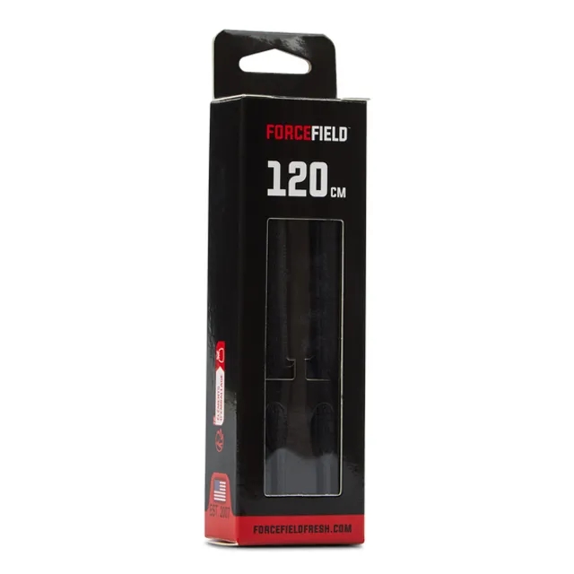 Forcefield Round Laces Unisex ShoeCare - Black