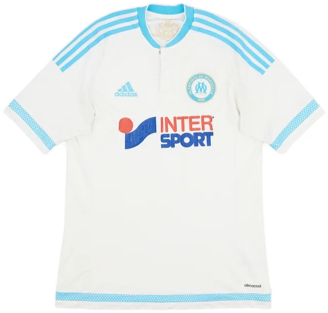 adidas 2015-16 Olympique Marseille Home Shirt Batshuayi #22 - 5/10 - (S)
