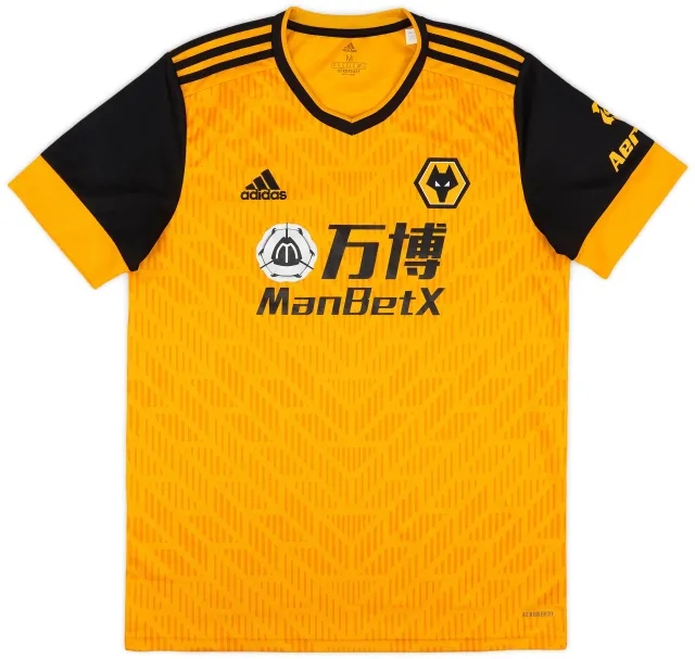 adidas 2020-21 Wolves Home Shirt Neves #8 - 8/10 - (M)