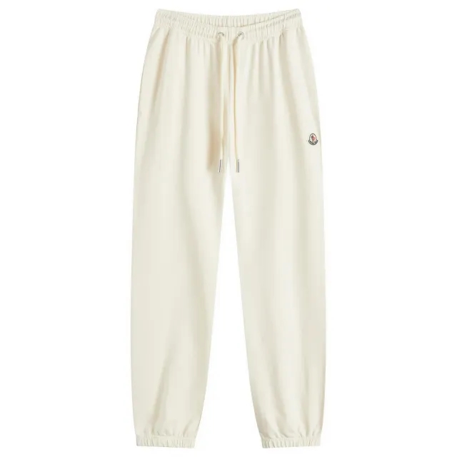 Moncler Women's Logo Sweatpants Off White