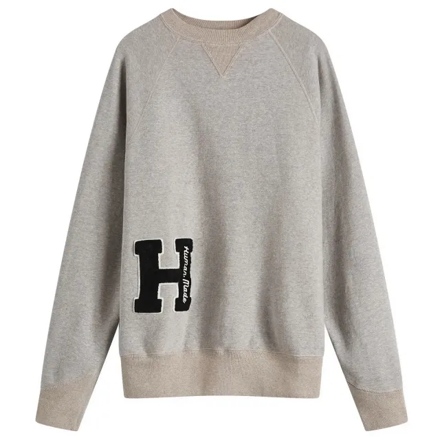 Human Made Men's Tsuriami Sweatshirt Grey