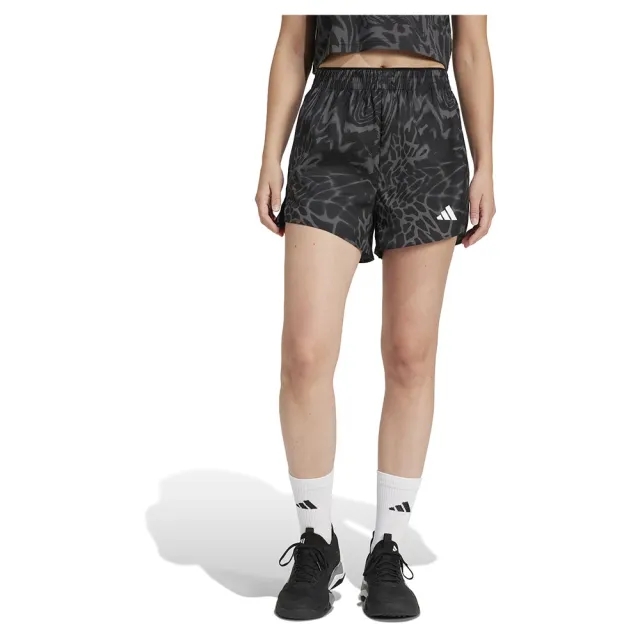 adidas Women's Train Essentials Allover Print Workout Shorts - Black -  Size: XS
