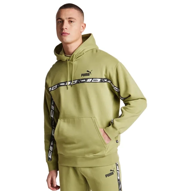 Puma Essentials+ Tape Men Hoodies - Green