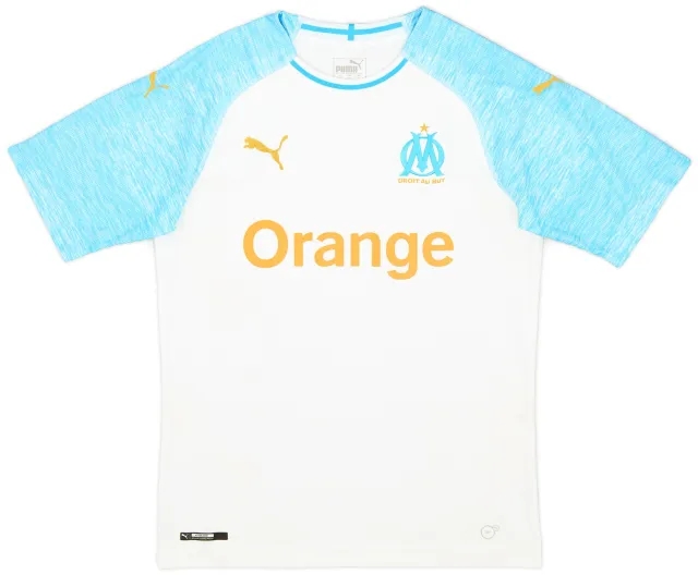 Puma 2018-19 Olympique Marseille Home Shirt L.Ocampos #5 - 5/10 - (S)