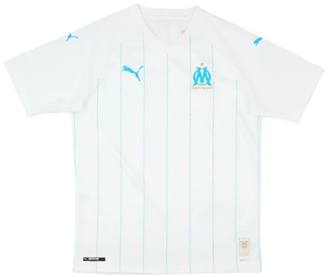 Puma 2019-20 Olympique Marseille Home Shirt Kamara #4 - 9/10 - (M)
