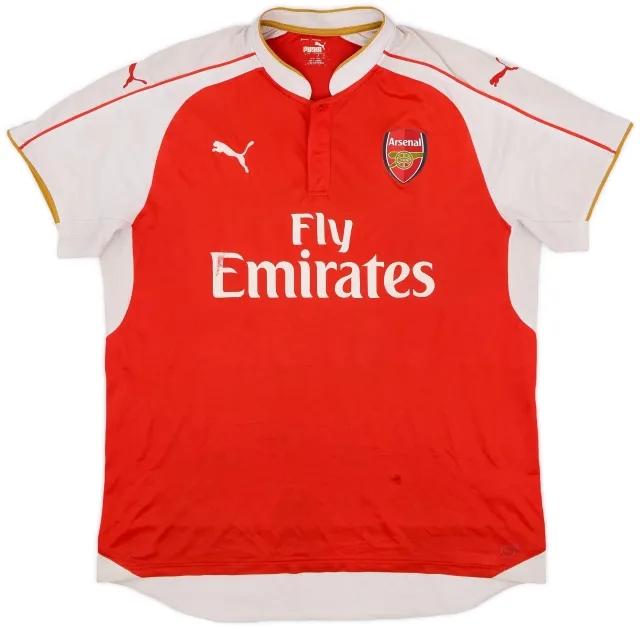 Puma 2015-16 Arsenal Home Shirt - 4/10 - (XL)