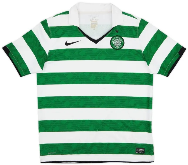 Nike 2010-12 Celtic Home Shirt - 7/10 - (XL.Boys)
