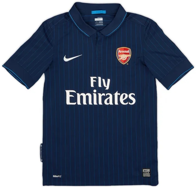 Nike 2009-10 Arsenal Away Shirt - 5/10 - (M.Boys)