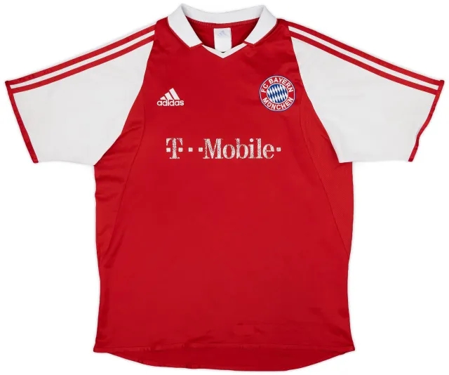 adidas 2003-04 Bayern Munich Home Shirt - 5/10 - (XL.Boys)