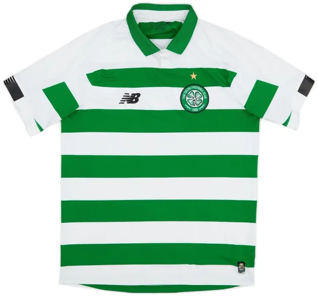 NewBalance 2019-20 Celtic Home Shirt - 8/10 - (M)