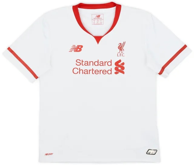 NewBalance 2015-16 Liverpool Away Shirt - 7/10 - (6-7Y)