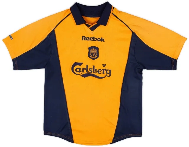Reebok 2000-02 Liverpool Away Shirt - 6/10 - (M.Boys)