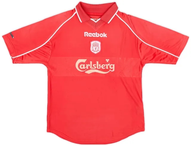 Reebok 2000-02 Liverpool Home Shirt - 5/10 - (M.Boys)