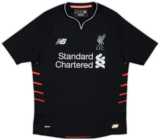 NewBalance 2016-17 Liverpool Away Shirt - 9/10 - (L.Boys)