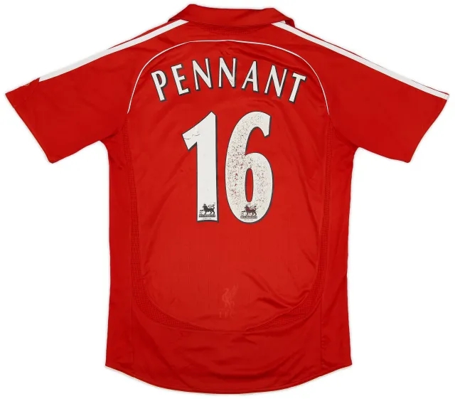 adidas 2006-08 Liverpool Home Shirt Pennant #16 - 5/10 - (S)