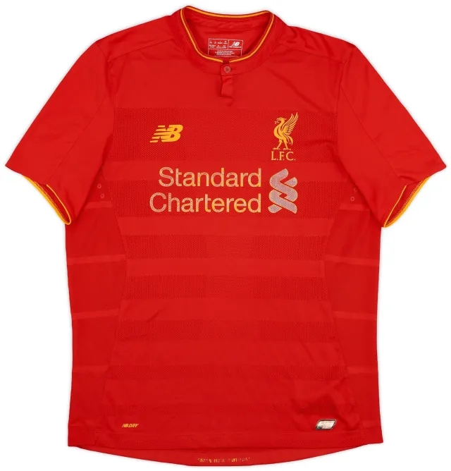 NewBalance 2016-17 Liverpool Home Shirt - 4/10 - (L)