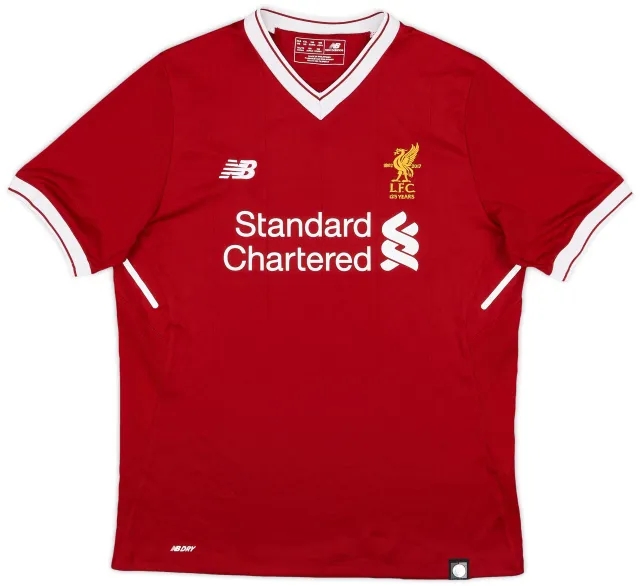 NewBalance 2017-18 Liverpool 125 Years Home Shirt - 9/10 - (XL.Boys)