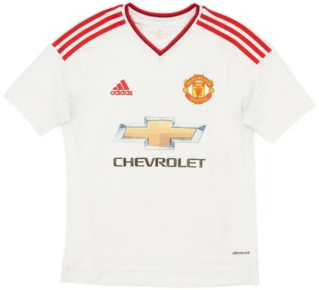 adidas 2015-16 Manchester United Away Shirt - 6/10 - (L.Boys)