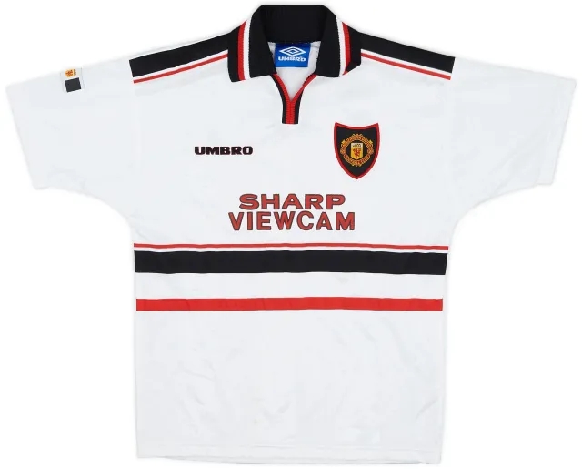 Umbro 1997-99 Manchester United Away Shirt - 8/10 - (L.Boys)