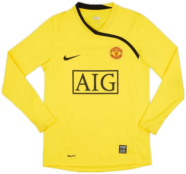 Nike 2008-09 Manchester United GK Shirt - 8/10 - (M.Boys)
