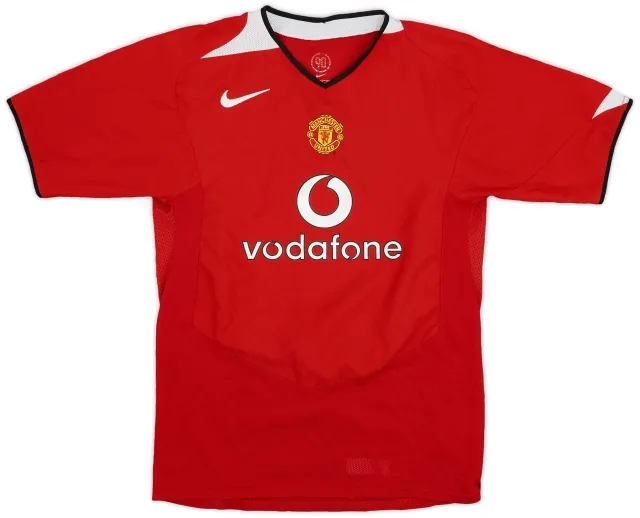 Nike 2004-06 Manchester United Home Shirt - 8/10 - (XL.Boys)