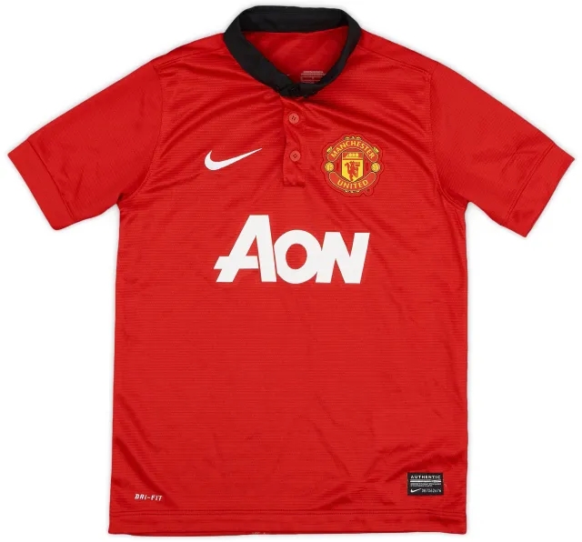 Nike 2013-14 Manchester United Home Shirt - 7/10 - (S.Boys)