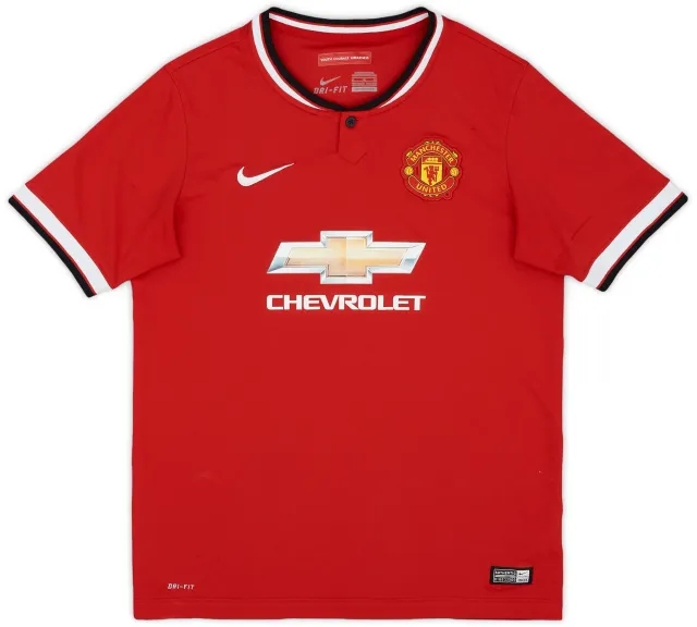 Nike 2014-15 Manchester United Home Shirt - 7/10 - (XL.Boys)