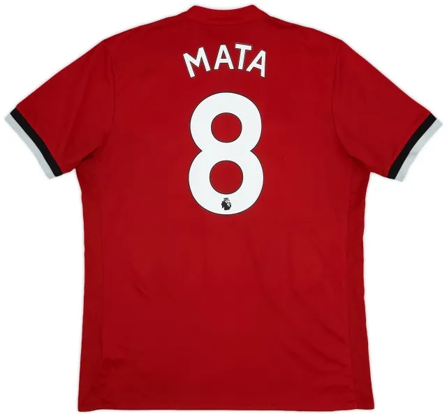 adidas 2017-18 Manchester United Home Shirt Mata #8 - 5/10 - (L)