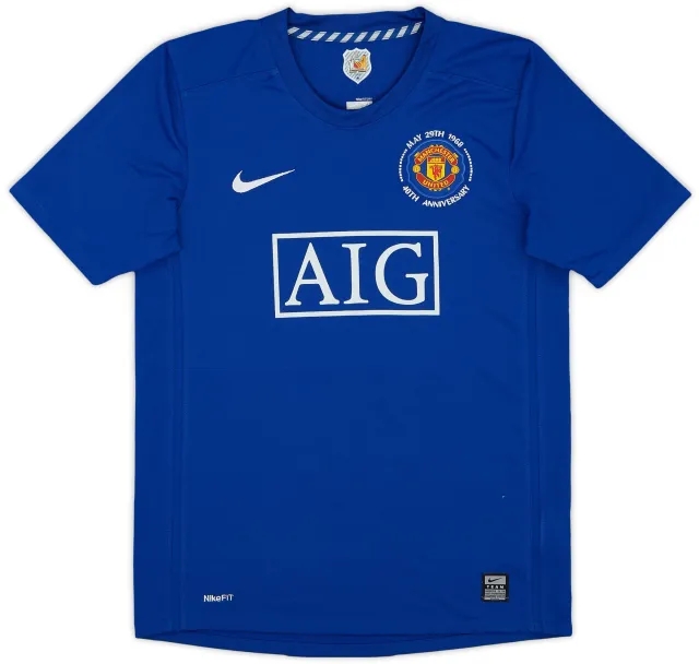 Nike 2008-09 Manchester United Third Shirt - 9/10 - (XL.Boys)