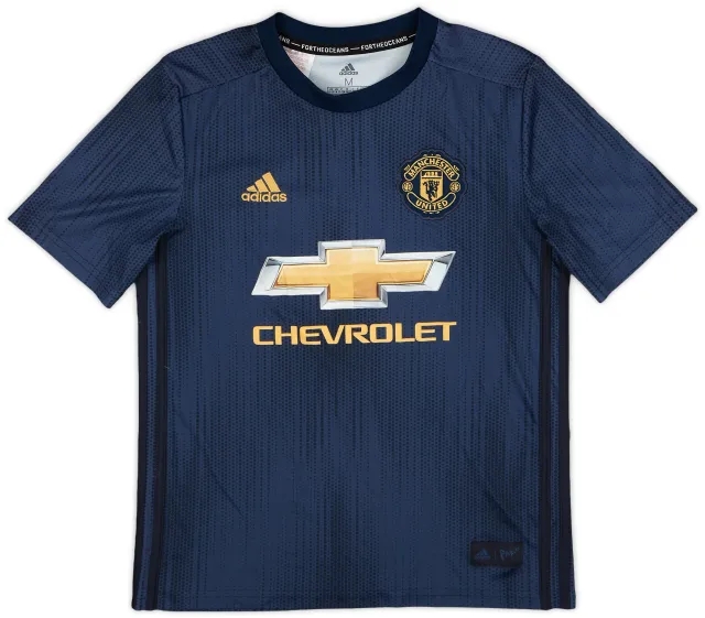 adidas 2018-19 Manchester United Third Shirt - 9/10 - (M.Boys)