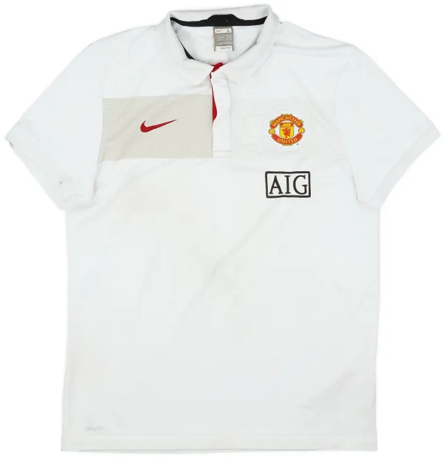 2009-10 Manchester United Nike Training Shirt - 10/10 - (L)