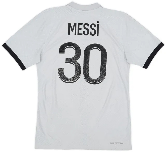 Nike 2022-23 Paris Saint-Germain Authentic Away Shirt Messi #30 - 9/10 - (S)