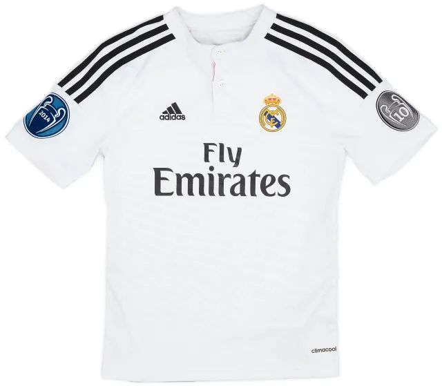 adidas 2014-15 Real Madrid Home Shirt - 6/10 - (M.Boys)
