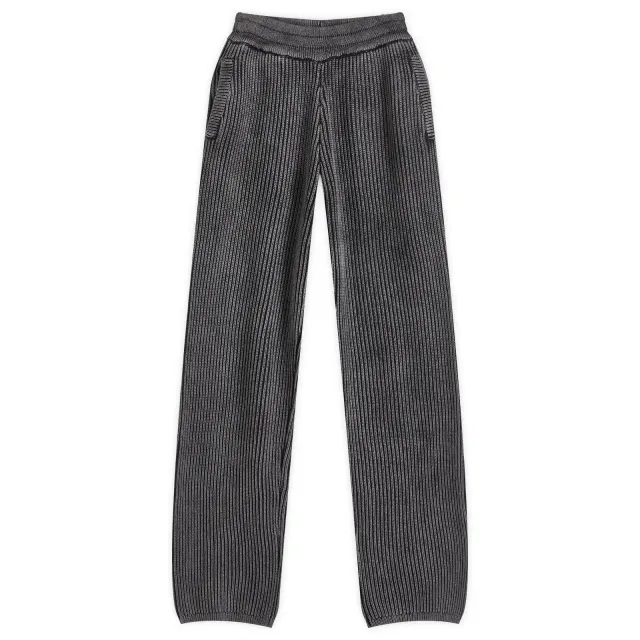 Cole Buxton Men's Acid Wash Knit Sweatpants Black