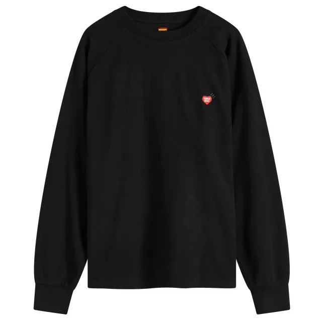 Human Made Men's Raglan Sleeve L/S T-Shirt Black