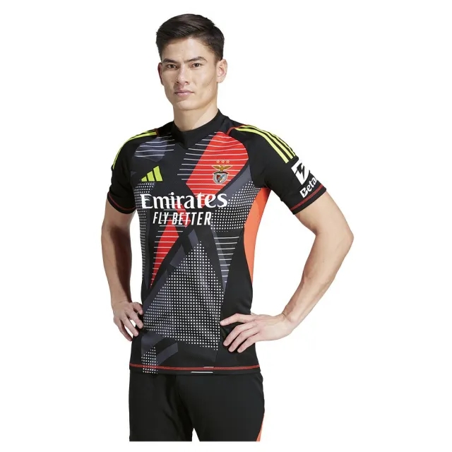 adidas Benfica Mens SS Goalkeeper Home Shirt 2024/25
