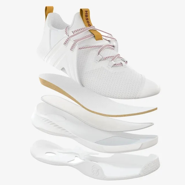 Kipsta Handball Shoes H500 Faster - White